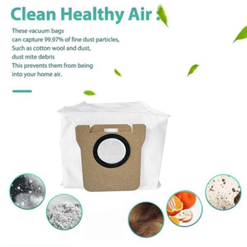 A84E-For Xiaomi Robot Vacuum Cleaner Mop Cloths Rag Dust Bag Replacement Spare Parts Set