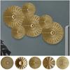 Gold Wall Ornament Iron Wrought Wall Pendants Modern Wall Hanging Decoration  Home Decoration
