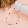Collana Blu Occhio di Allah Turco da Donna Moda Colore Oro Acciaio Inossidabile Collane Smalto Perline Gioielli Regalo