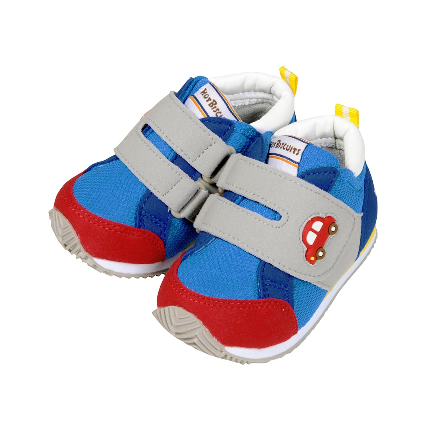 

MIKIHOUSE HOT BISCUITS Second Baby Shoes, Boys and Girls, Baby Kids, Size 14cm, Red and Navy, 71-9303-577