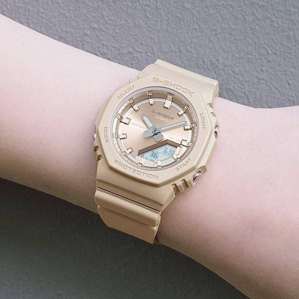 Casio G-SHOCK GMA-P2100ST-9AJF Damenuhr [G-SHOCK Minimal Design] Runde Digital-Analog-Uhr