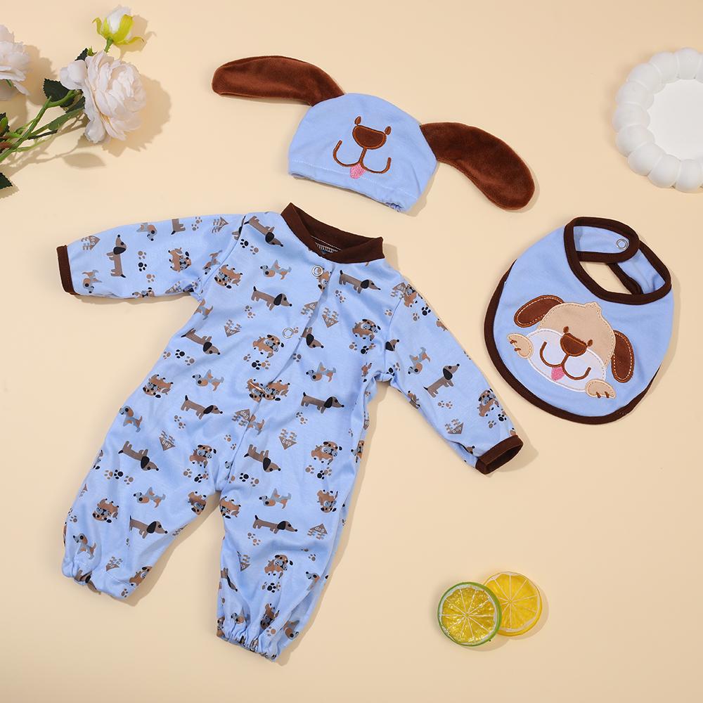 Doll Accessories Doll Clothes for 17inch Reborn Dolls Baby Dolls Fashion Jump Suits Clothes for 45cm Reborn Baby Doll Clothes