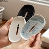 Simple Ceramic Soap Dish Hotel Toilet Creative Drain Soap Box Holder Soap Organization Nordic Home Bathroom Accessories