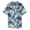 Herren Hemd mit Blumenmuster, Regular Fit, kurzärmlig