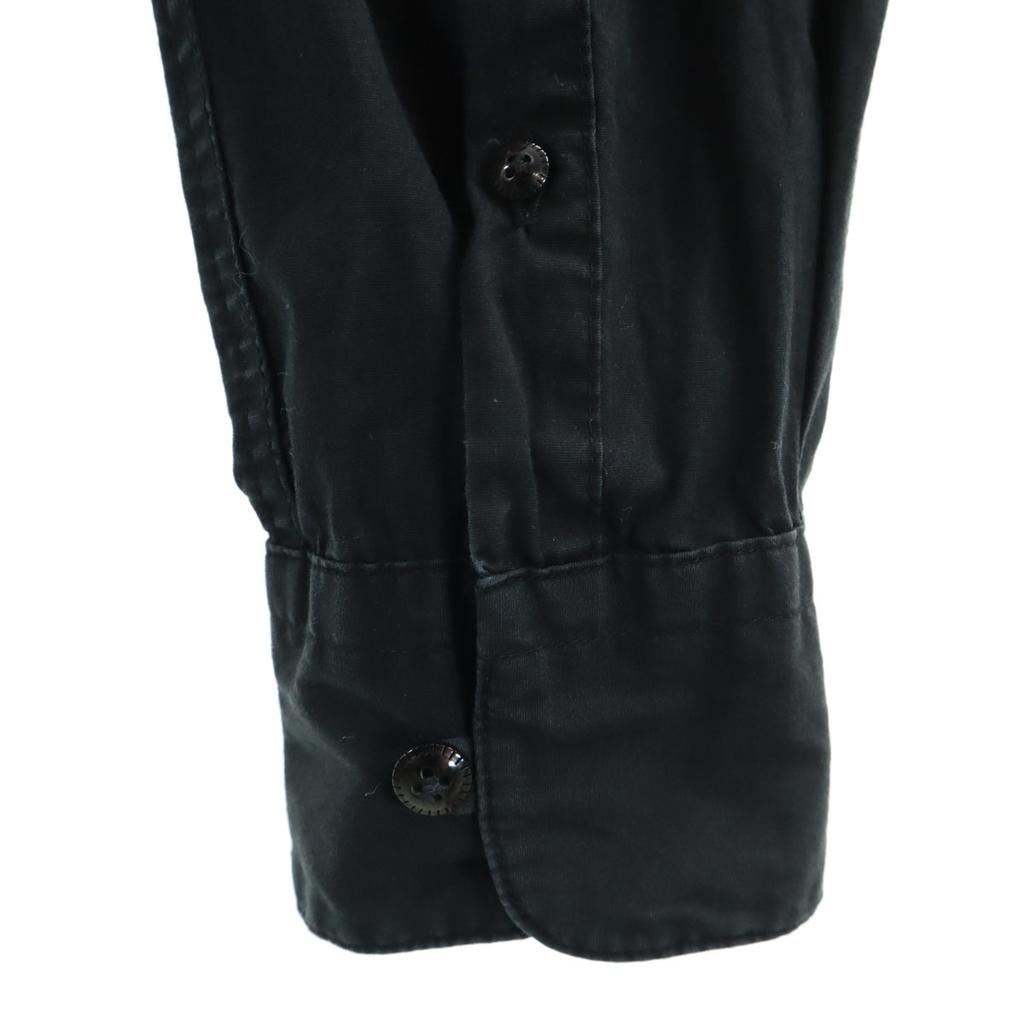 Armani Jeans Long Sleeve Slim Shirt S Black Women Used