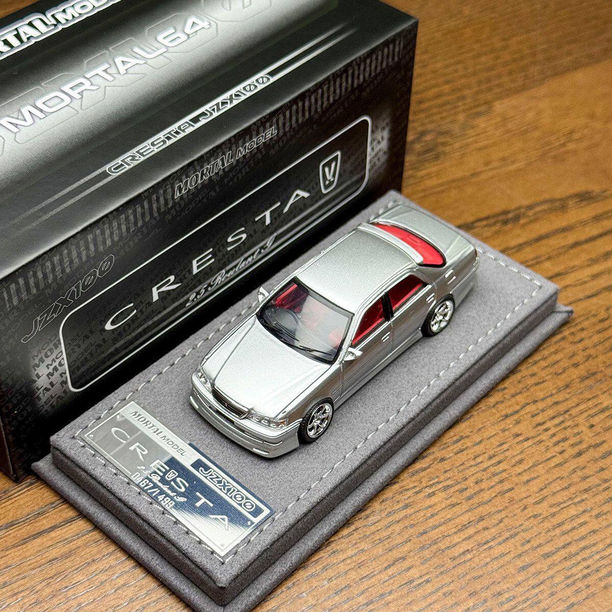 MORTAL 1:64 CRESTA JZX100 Cast-pressed Simulation Static Alloy Car Model, Boys Gift Toy Collection Decoration Item.