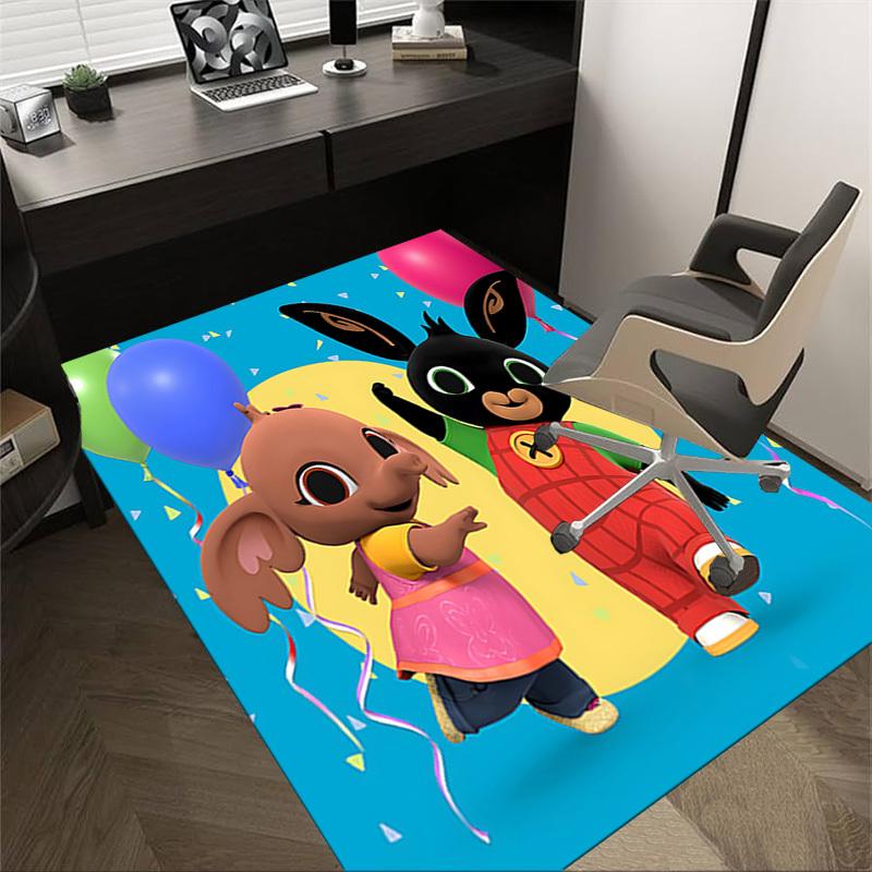 

1PC elephant bunny Extra Large Non Slip Floor carpet, Office, family, bedroom, Studio Large Area Rug Indoor Rugs 60cm by 90cm