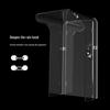 Outdoor Waterproof Visual Doorbell Sun Protection Cover with Light Blocking PC Material