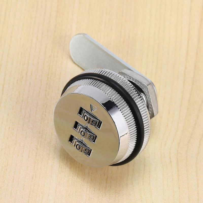 10x Alloy Code Combination Cam Lock Keyless Post Mail Box Cabinet Rv 3 Dial Silver