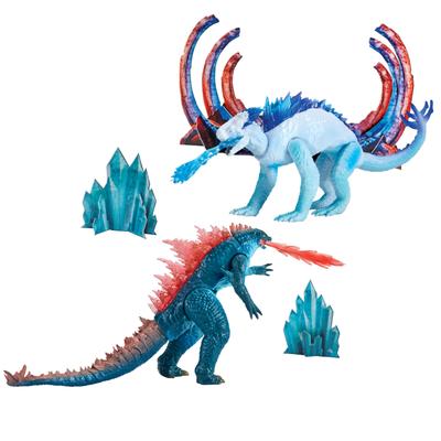 Playmates Toys Godzilla x Kong Godzilla contro. Confezione da 2 figure Shimo, 35795