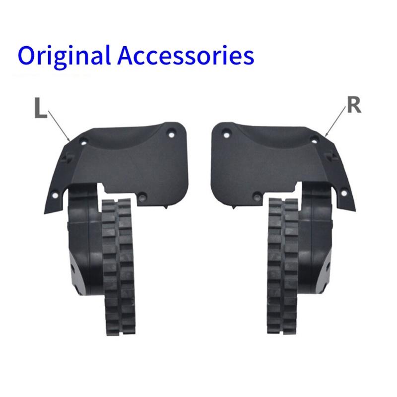 Shock Absorbing Quiet Wheels Assembly Left Right Motorized Wheels Plastic Texture for Robot Vacuum Motor Drive System