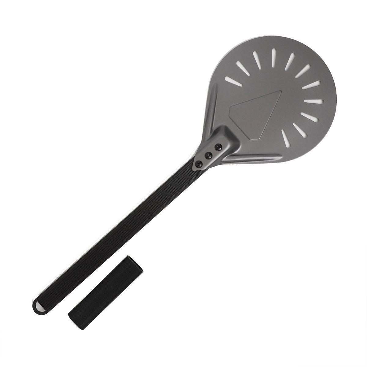 Perforated Aluminum Pizza Peel with Detachable Handle (7-10 Inch) 7in Peel + 40cm Handle