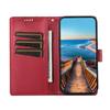 DF-06 For Samsung Galaxy A55 5G Wallet Case Line Imprinted Leather Phone Cover