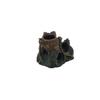 Creative Tree Hole Shelter Resin Breeding Cave Fish ShrimpTank Aquarium Decoration Amphibians Reptile Decoration Home Crafts