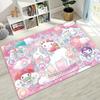 3D Cute Hello Kitty   Cartoon Rug for Bedroom Living Room Sofa Home Doormat Decor, Large Kid Play Non-slip Floor Mat Gift