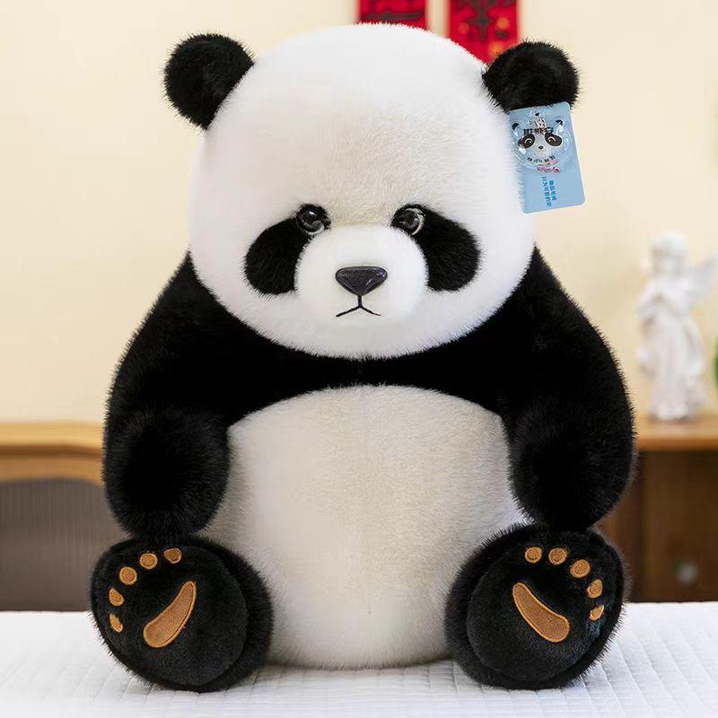 New simulation series panda polar bear throw pillow cute simulation bear plush doll holiday birthday gift