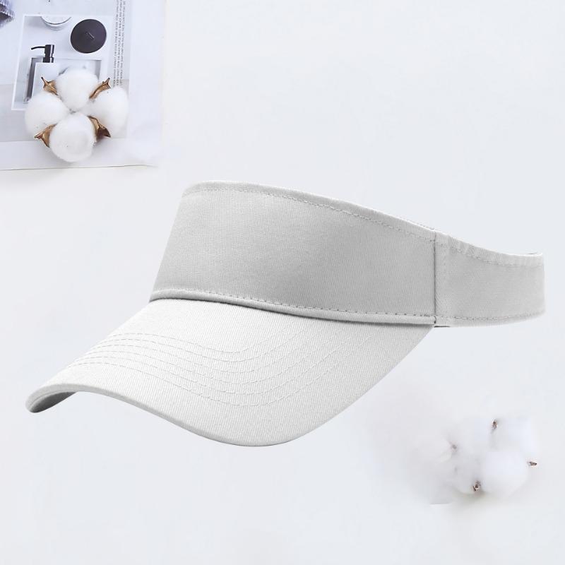 Hat female spring summer sun protection empty top hat embroidery sports outdoor outing visor cap cap male