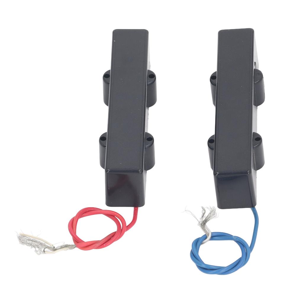 2Pcs 5 String Electric Bass Pickup Noise Free Professional Bass Open Style Pickup Replacement