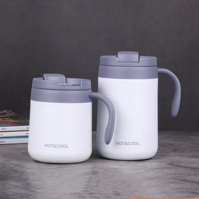 Vacuum Thermos  Cup  Stainless   Steel Double Layer Mini Tea Coffee  Cup With Lid Non-slip