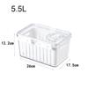 Küche Verdickt Kühlschrank Lagerung Box Transparent Versiegelt Lebensmittel Grade Kühlschrank Organizer Lebensmittel Lagerung Container Frische Gemüse