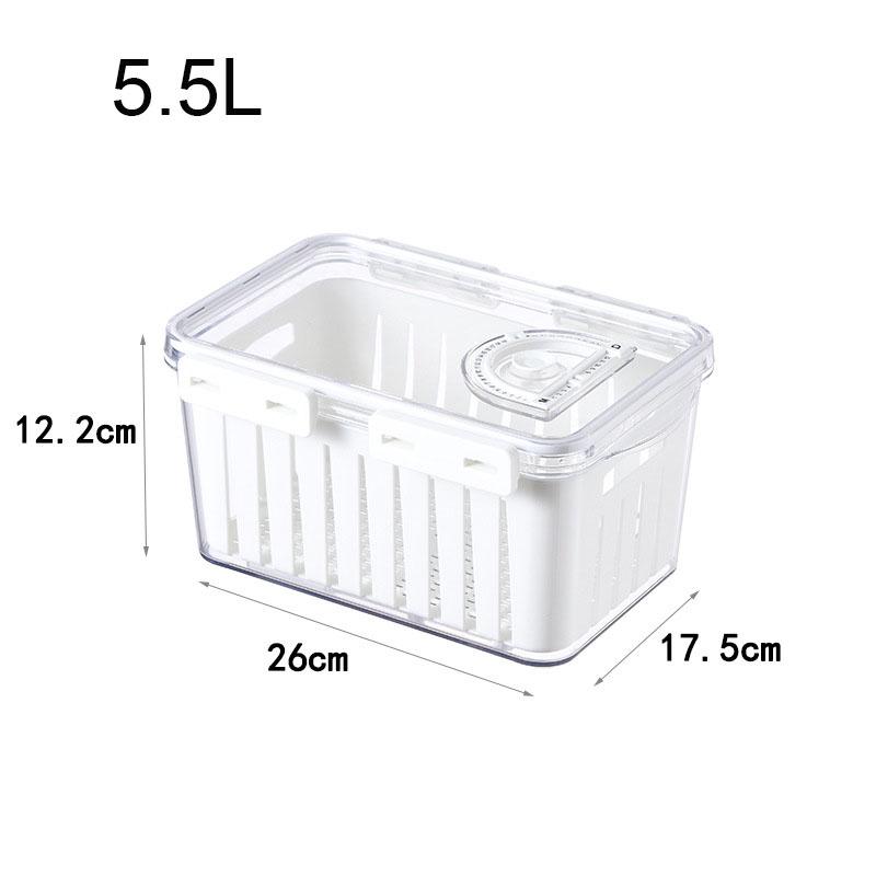 Küche Verdickt Kühlschrank Lagerung Box Transparent Versiegelt Lebensmittel Grade Kühlschrank Organizer Lebensmittel Lagerung Container Frische Gemüse