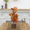 HerbstSimulierter Ahornblatt Festival Dekorationstisch und Tischschmuck