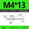 Aluminum Blind Rivets & Nuts - Black Round Head, Extended Shank, M4/M5/M6