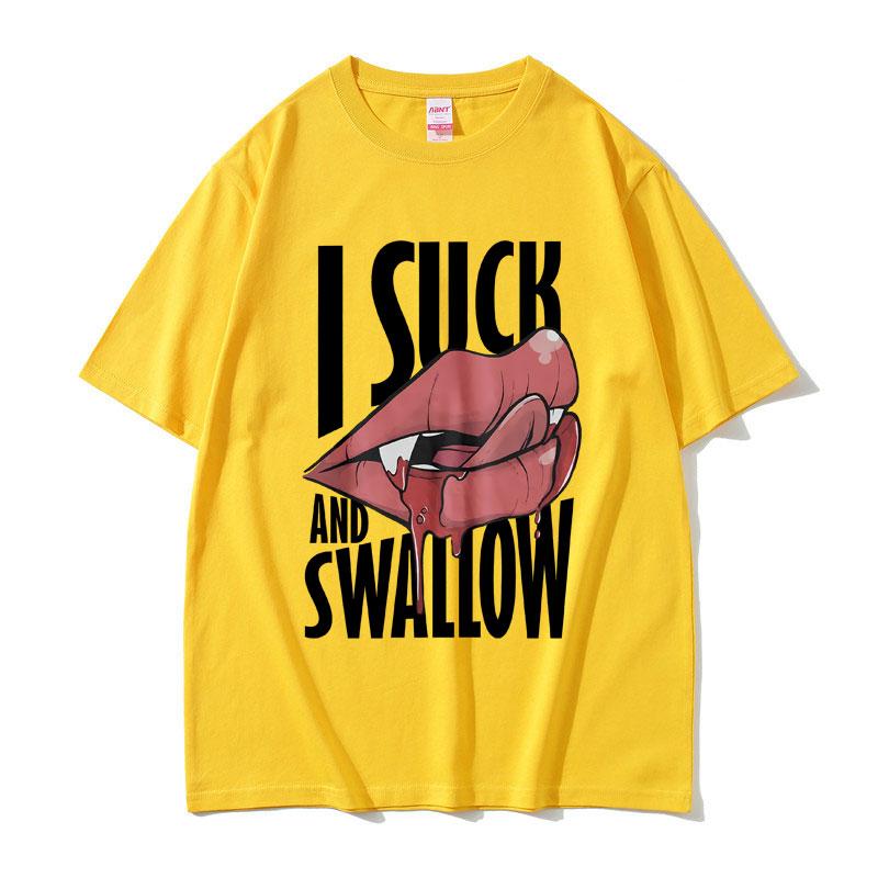 Nouveau T-shirt Été 2025 Vintage Vampire Impression Graphique T-shirts Hommes Femmes Décontracté Surdimensionné 100% Coton Pur T-shirt Imprimé Y2k