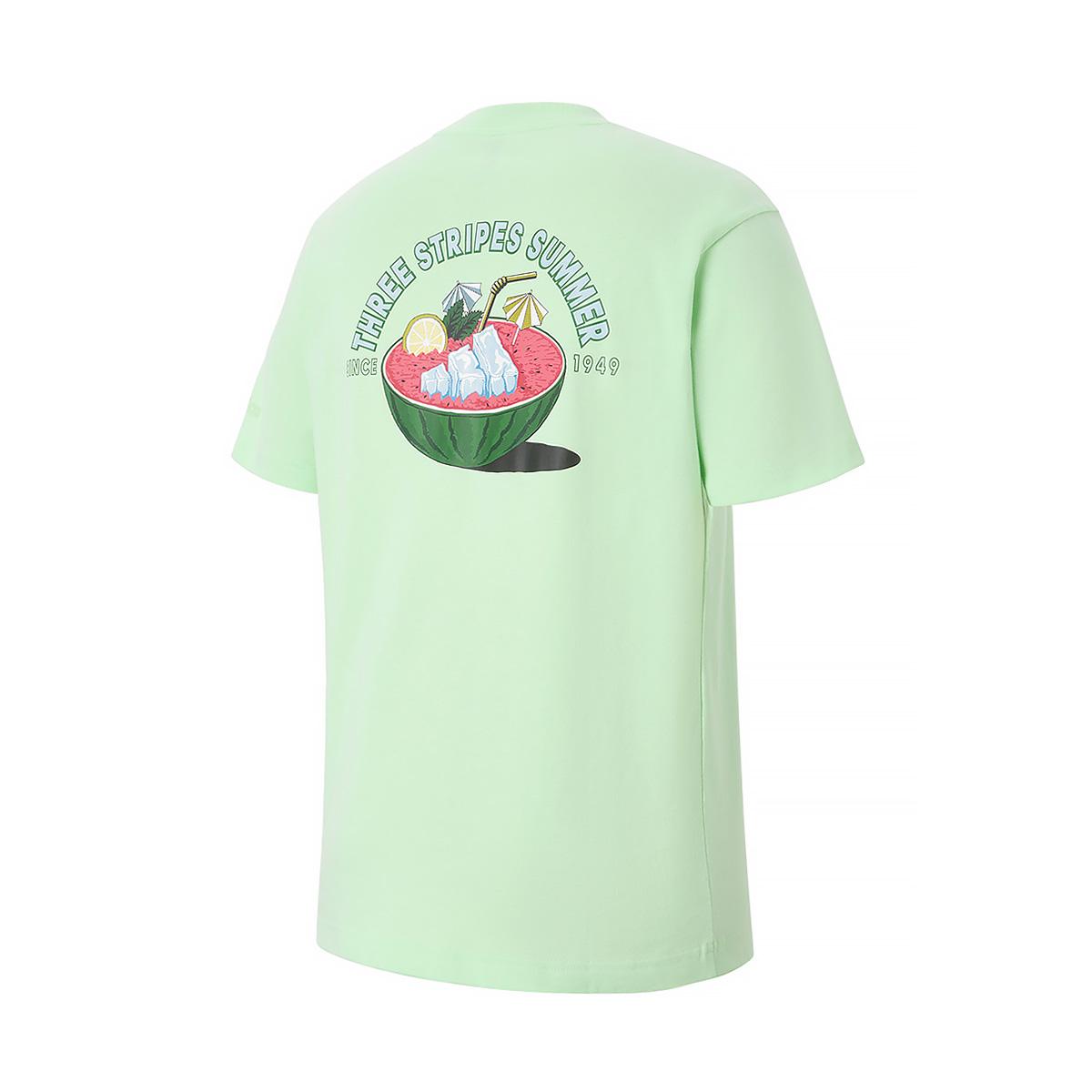 

Adidas Модная мягкая универсальная футболка с коротким рукавом и круглым вырезом, мужские футболки, зеленая KB9425 M