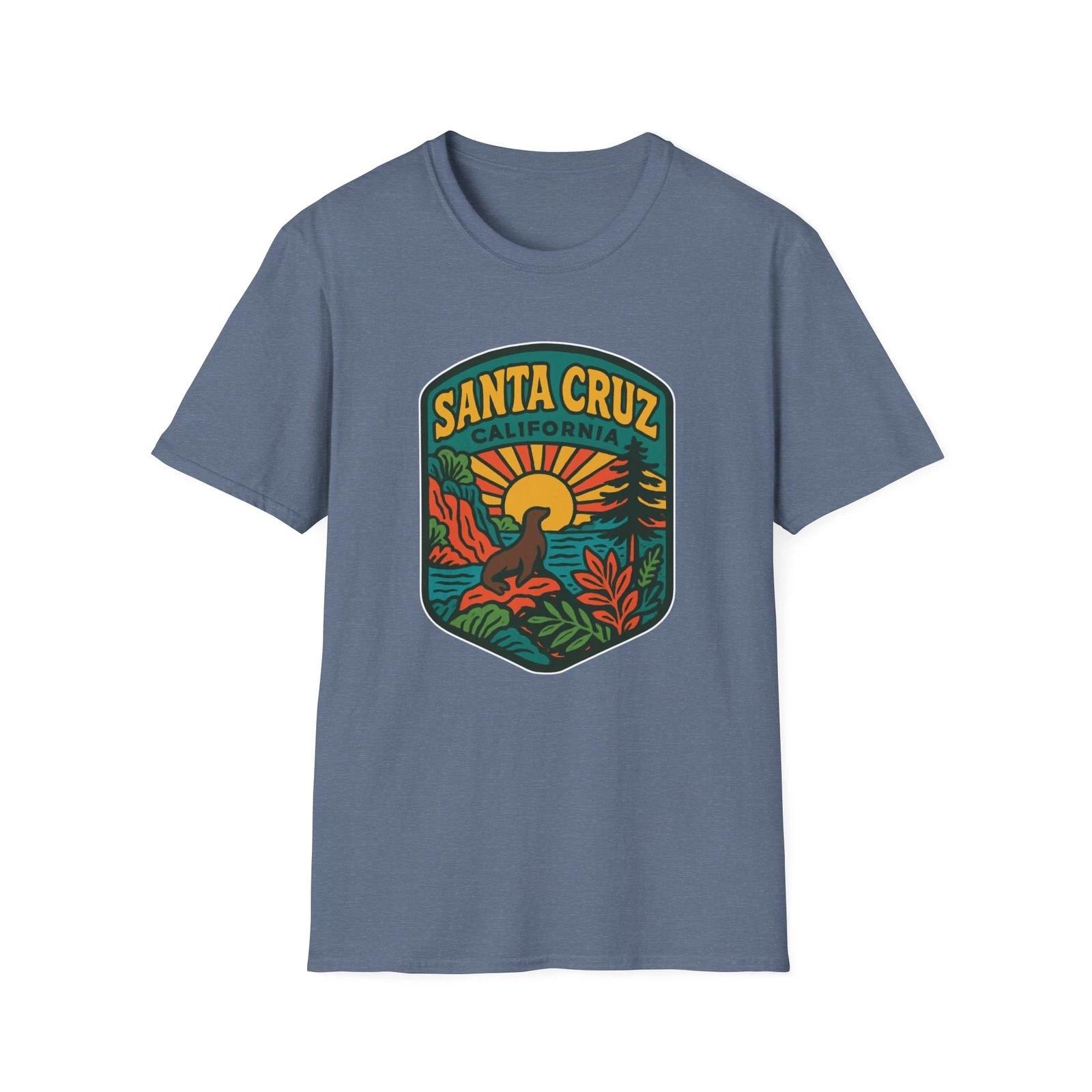 Santa Cruz Vintage Graphic T-Shirt, California Souvenir Tee, Coastal Vibe 2XL