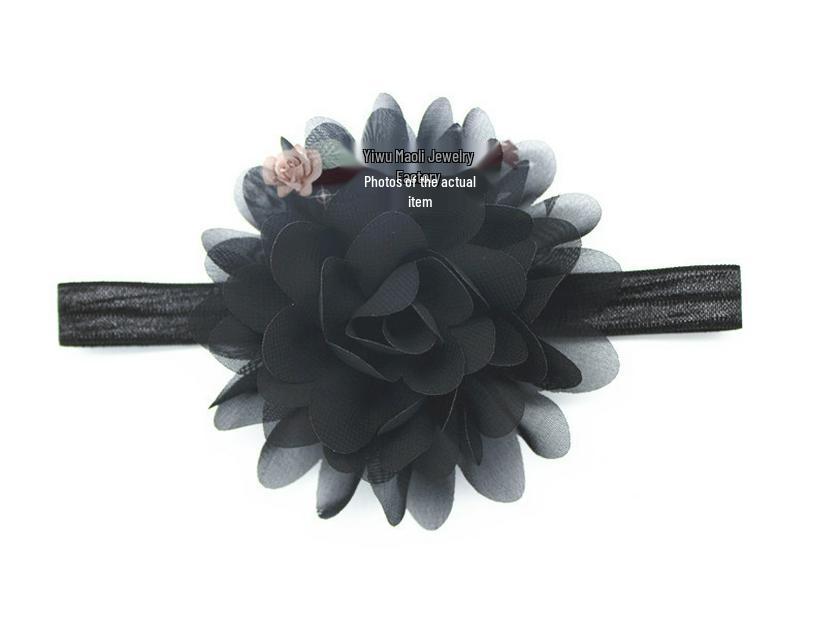 Chiffon Flower Headband for Babies and Toddlers: Stylish European & American Design