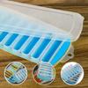 10 Holes Long Strip Ice Cube Mold with Lid Ice Cube Tray Ice Stick Tray Ice Block Mold  Cold Drink