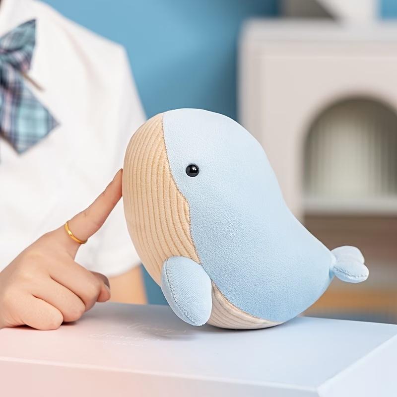 Cute 1-Piece Kawaii Ocean Animal Plush Toy, Made Of Soft Polyester, Featuring A Whale, Killer Whale, Or Beluga Whale.