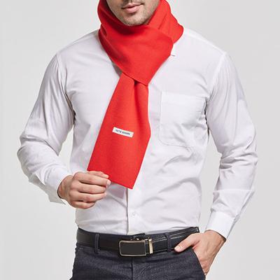 Winter Warm Men Scarf Solid Color Faux Cashmere Long Scarf Fashion Soft Scarf Shawl Wrap Formal Casual Wear