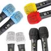 MOMI Disposable Nonwoven Microphone Covers, Antibacterial, Individually Wrapped, 200 Pieces, Multicolored, Noise-Blocking, Windproof, Dustproof, and S