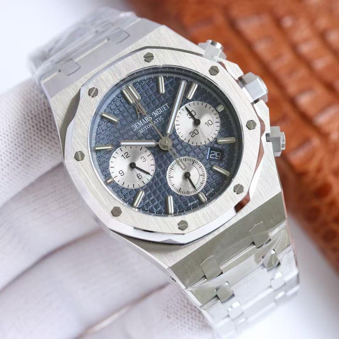 Мужские автоматические часы-хронограф AP Royal Oak 26331: Многофункциональный, Суперсветящийся, Водонепроницаемый.