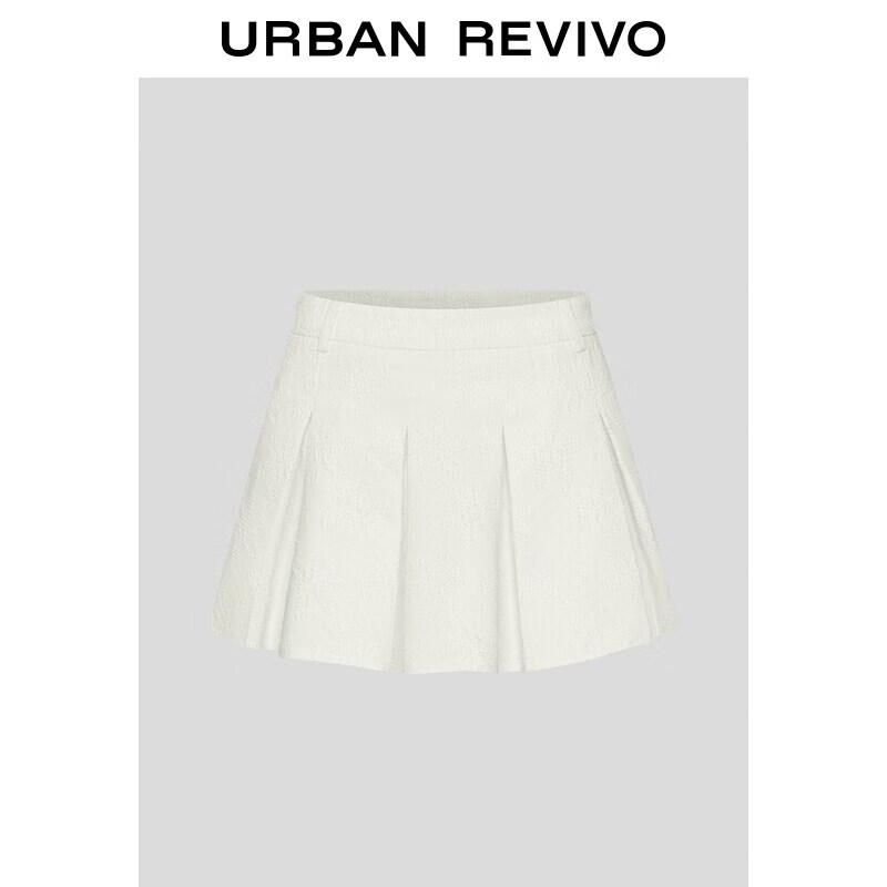 

UR 2026 Spring Urban Floral Pleated Casual Skirt M