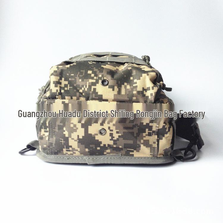 Camouflage Canvas Cycling Crossbody Bag - Outdoor Tactical Chest Pack