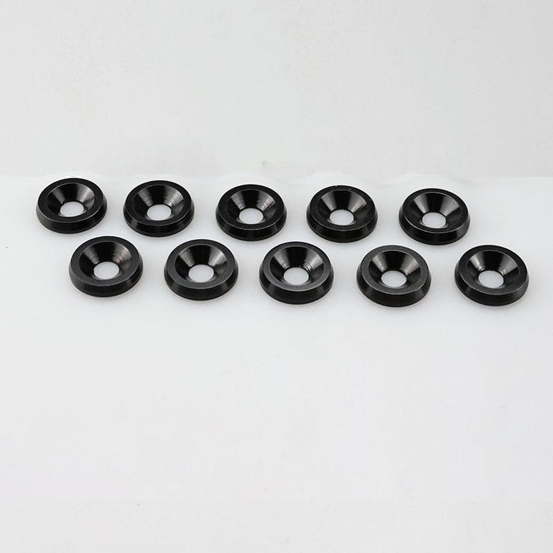 10Pcs M6 Car Modified Hex Fasteners Fender Washer Bumper Engine Concave Screws Car-styling Parts