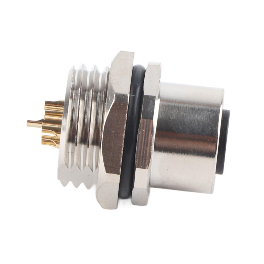 M12?B?S5 Panel Mounted Socket M12 IP67 Waterproof Connector 5pin Plug Adapter