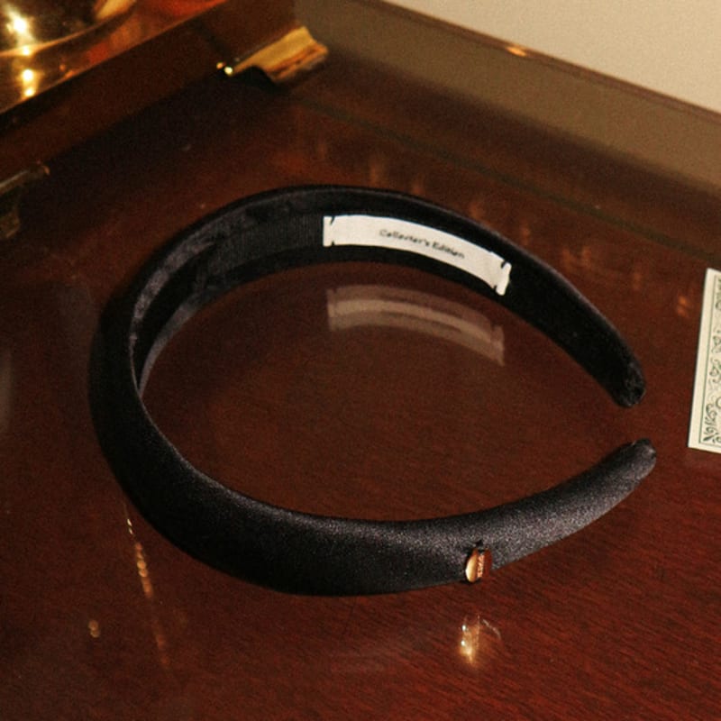 Hackesch Silk Headband_Black
