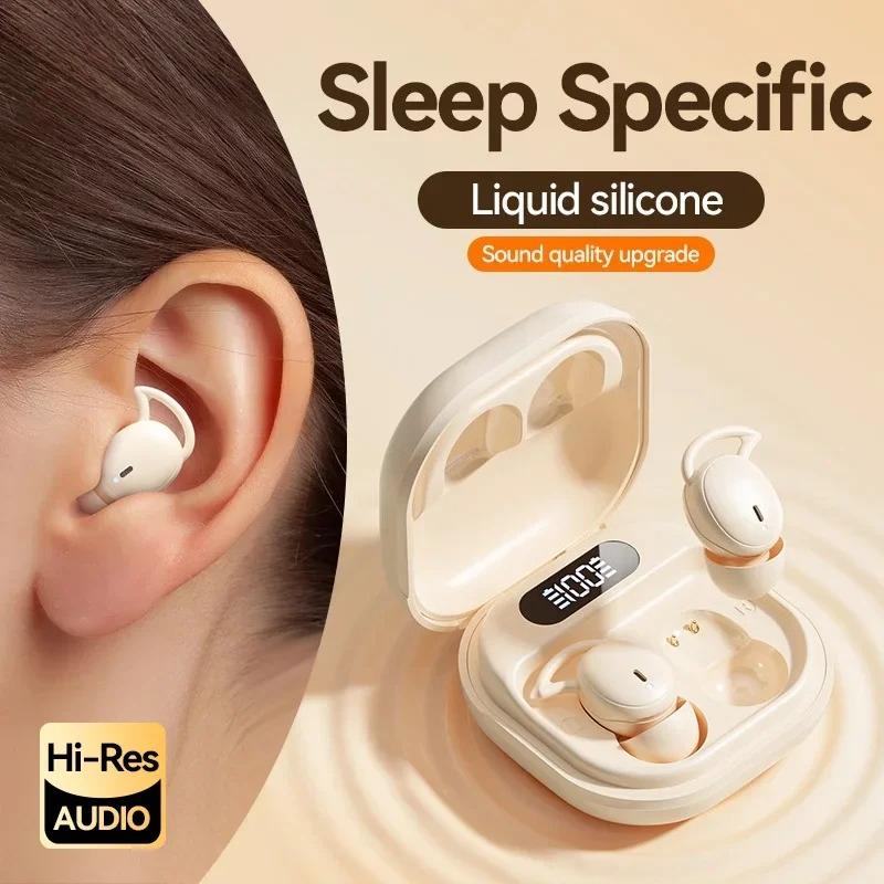 M72 Wireless Sleep Mini Bluetooth 5.3 Touch Cotrol In Ear Earphones Comfortable Noise Reduction Office Earphones