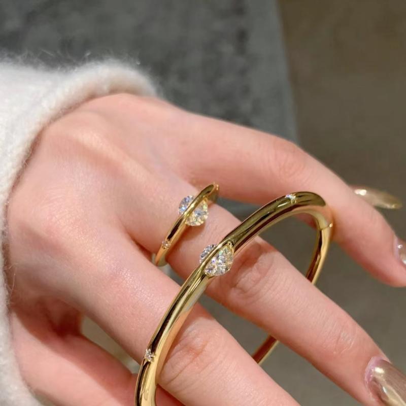 Cosmic Star Bracelet Ring Set