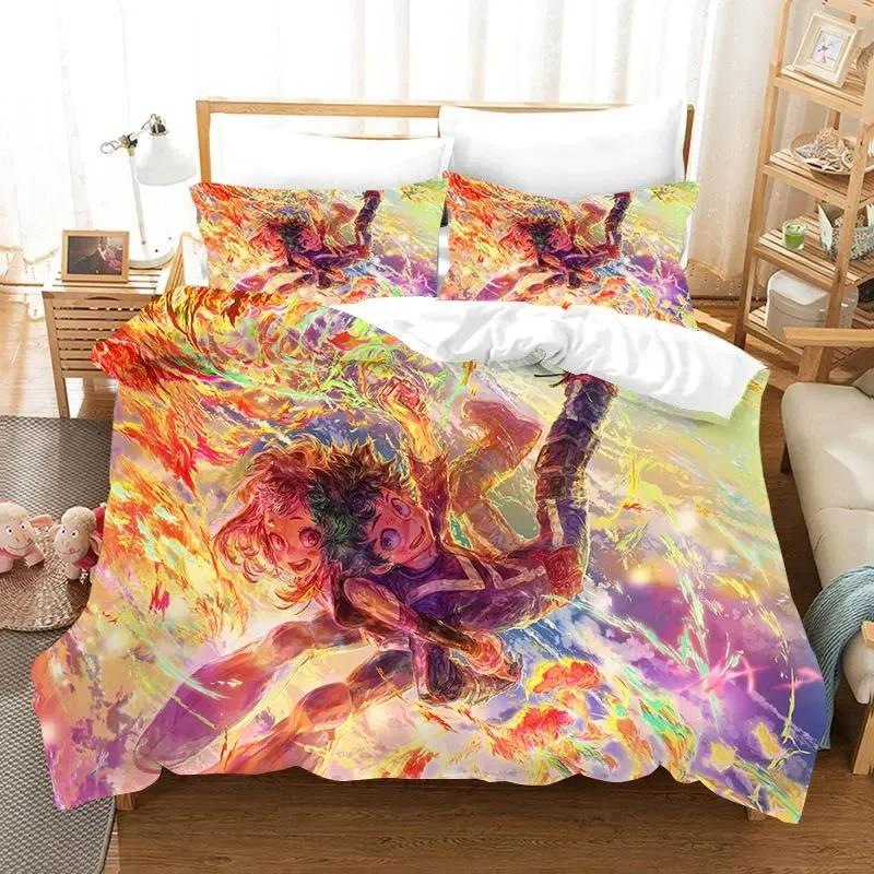 My Hero Academia 3D Printed Duvet Case Pillowcase Bedding Set Twin Full King for Kids Adults Bedroom
