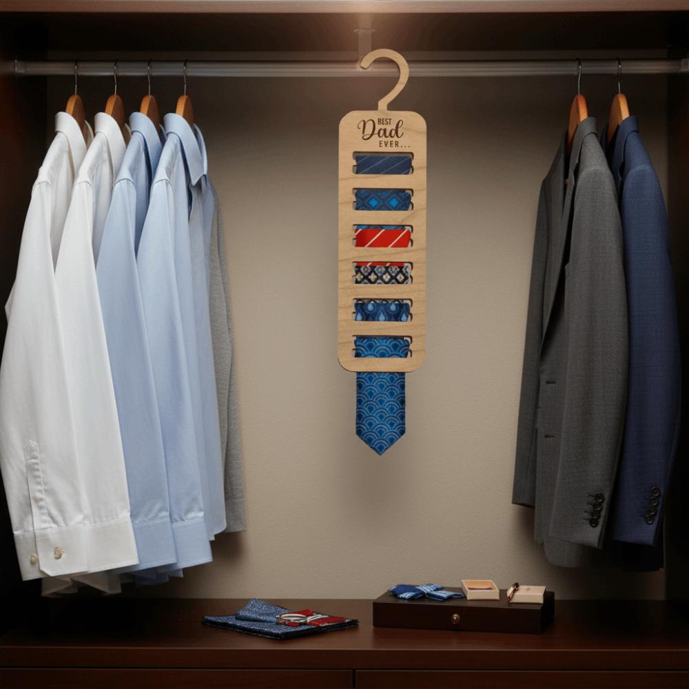 Wooden Material Wooden Handicraft Tie Rack Handcrafted Design Pendant Style Wooden Handicrafts Creative Pendants