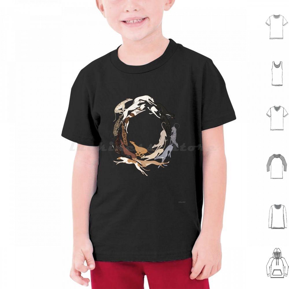 The Greyt Hound Romp T Shirt 6xl Cotton Cool Tee Greyhound Hound Sighthound Galgo Lurcher Whippet Italian Greyhound Dog Brindle