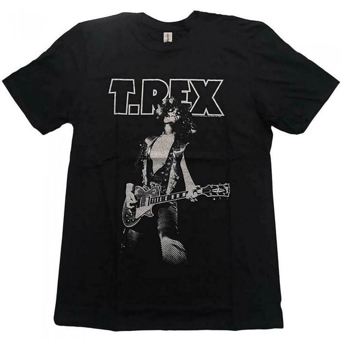 T-Rex Camiseta unisex de algodón Glam para adultos XL negro