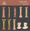 RetroStory Roman Column Sticker Pack: 6 Styles, 10 Sheets - Venus Journal and European Retro Decoration Stickers.