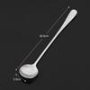 ZISIZ Stainless Steel Round Dessert & Rice Spoons