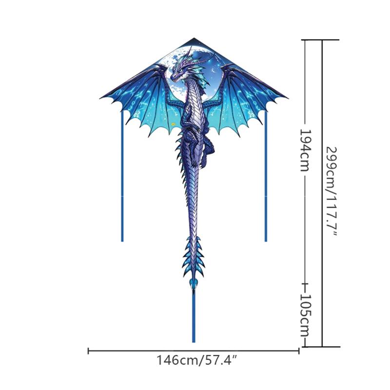 Velký dračí drak pro děti a dospělé Snadné létání Velký obrovský dračí drak Venkovní hračka Snadné létání draka Come Tail